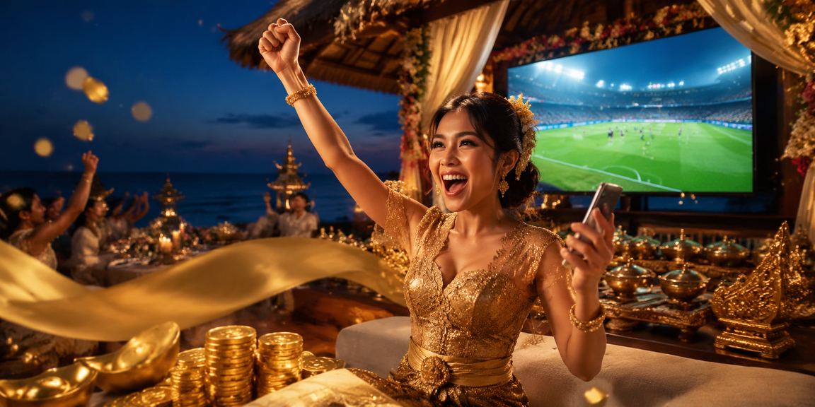 Pemain menikmati layanan cashback di pantai tropis
